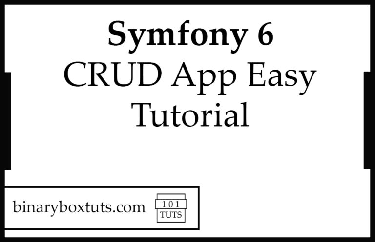 symfony 6 crud